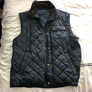 Men’s Polo Ralph Lauren Navy Quilted Vest